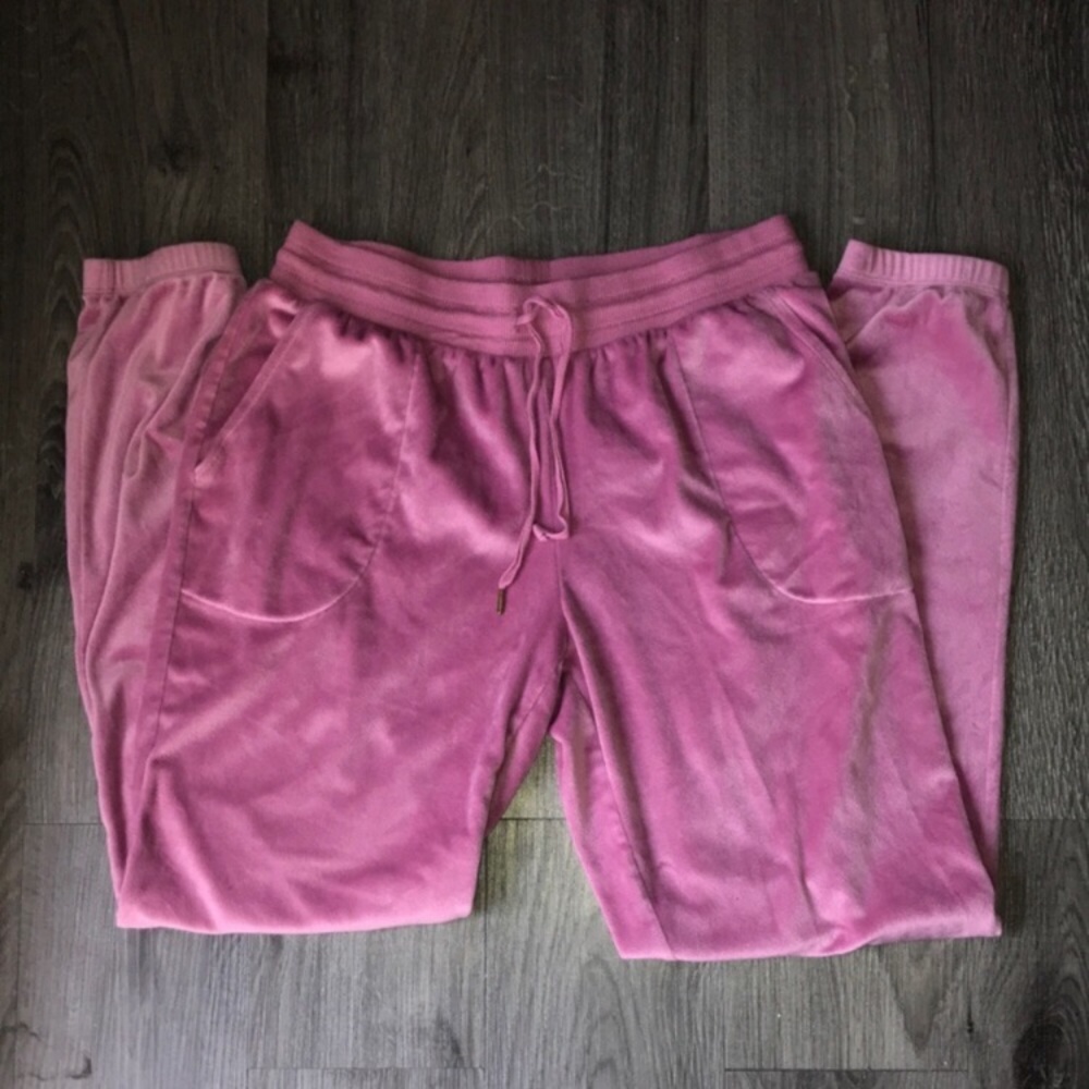Secret Treasures Women's Velour Jogger Lounge Pants